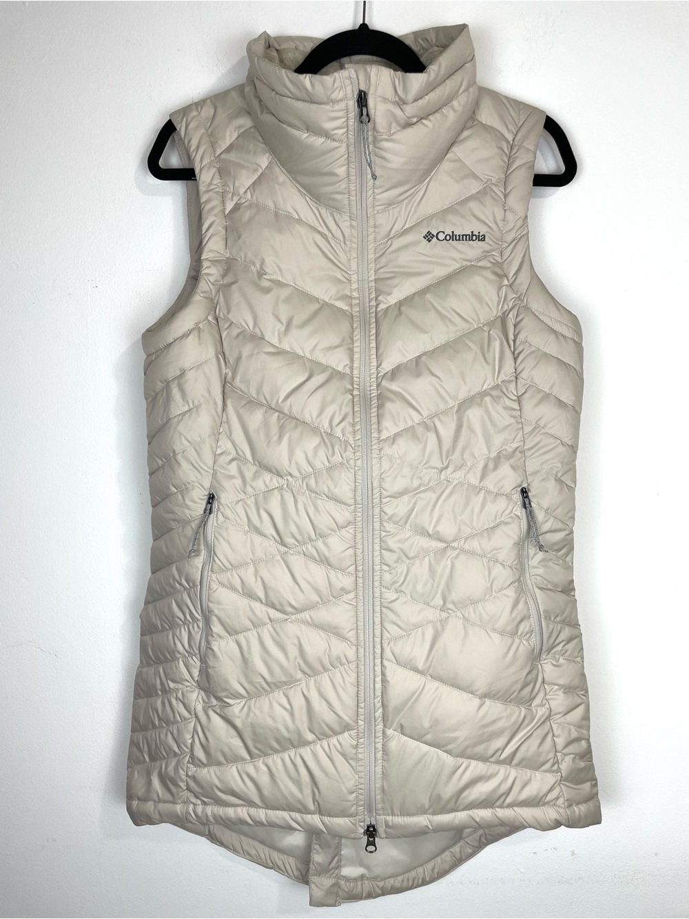 Columbia Omni Heat Long Quilted Puffer Vest Women’s L
